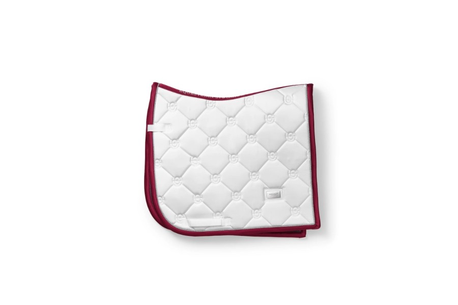 Sudadero Doma Equestrian Stockholm Modern Blanco/Burdeos |