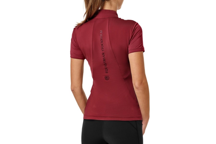 Camiseta Mujer Manga Corta Equestrian Stockholm UV Protecor