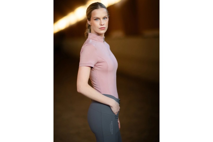 Camiseta Mujer Manga Corta Equestrian Stockholm UV Protecor