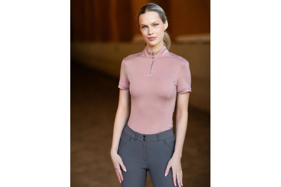 Camiseta Mujer Manga Corta Equestrian Stockholm UV Protecor