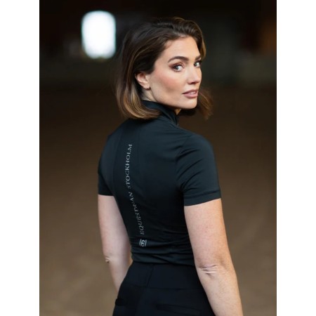 Camiseta Mujer Manga Corta Equestrian Stockholm UV Protecor