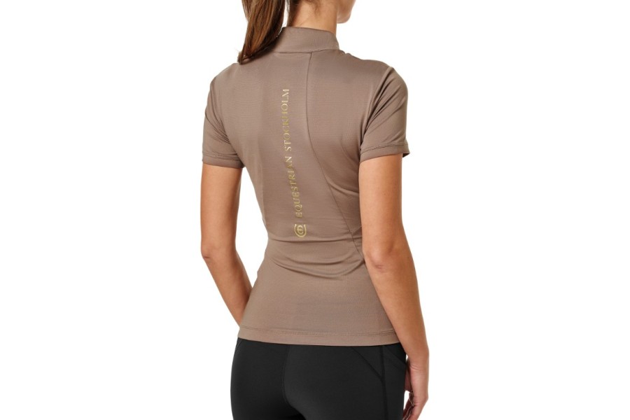 Camiseta Mujer Manga Corta Equestrian Stockholm UV Protecor
