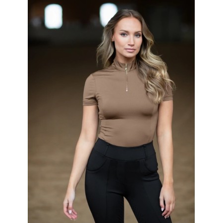 Camiseta Mujer Manga Corta Equestrian Stockholm UV Protecor