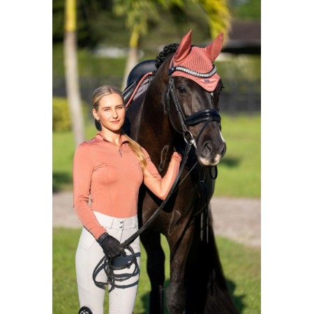 Orejeras Equestrian Stockholm Coral | Cabezadas
