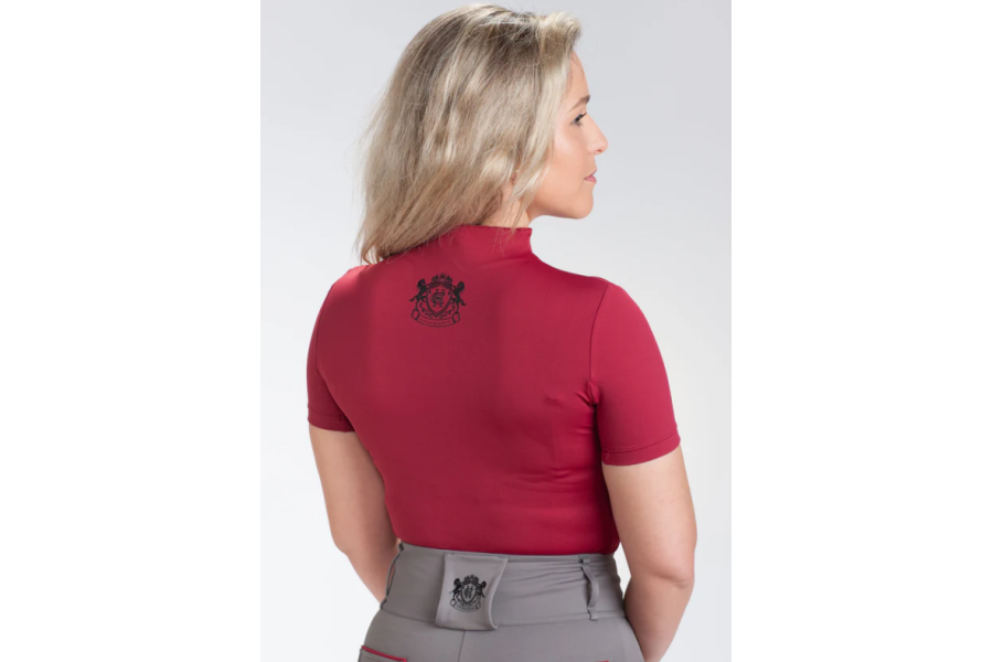 Base Layer Haute SS2025 Manga Corta Burgundy | Jinete