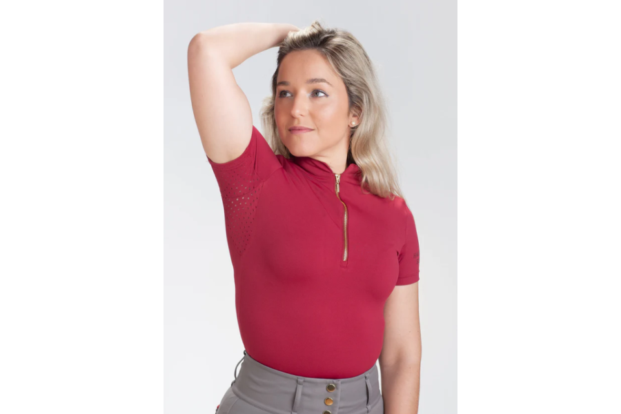 Base Layer Haute SS2025 Màniga Corta Burgundy | Genet