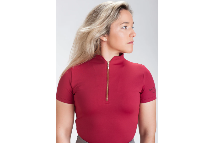 Base Layer Haute SS2025 Màniga Corta Burgundy | Genet