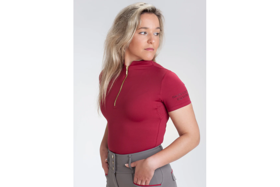 Base Layer Haute SS2025 Manga Corta Burgundy | Jinete