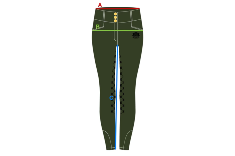 Mallas Breegging Haute SS2025 Militar Jacquard | Pantalones