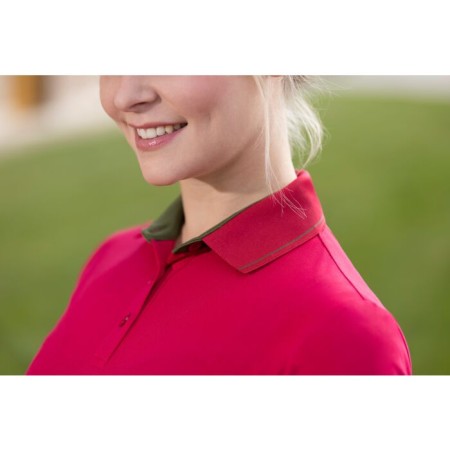 Polo Dona Màniga Curta HKM Classico Cranberry | Genet