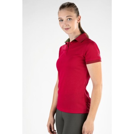 Polo Dona Màniga Curta HKM Classico Cranberry | Genet