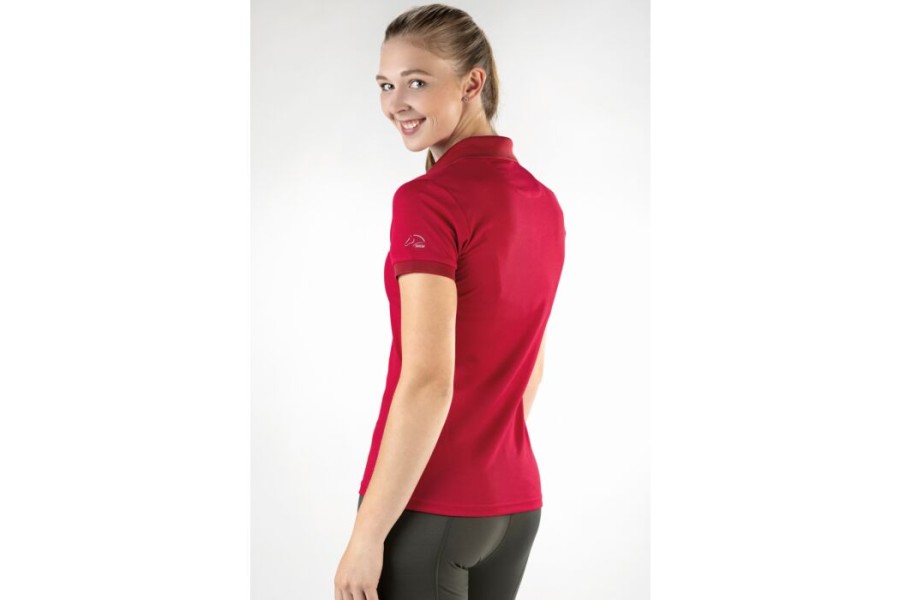 Polo Dona Màniga Curta HKM Classico Cranberry | Genet