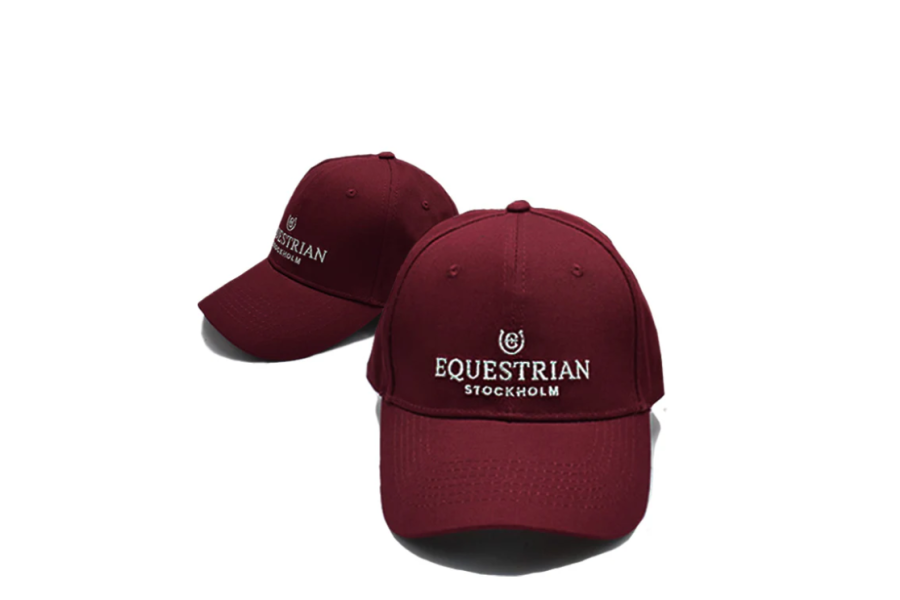 Gorra Equestrian Stockholm Silver Cotton Bordeus | Complements