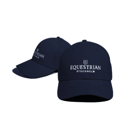 Gorra Equestrian Stockholm Azul Marino/Blanco | Complementos