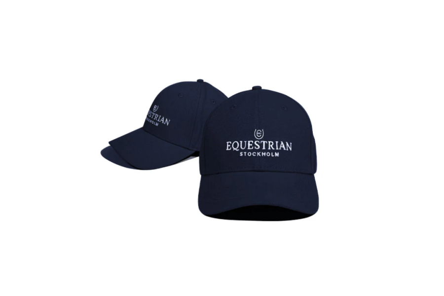 Gorra Equestrian Stockholm Azul Marino/Blanco | Complementos
