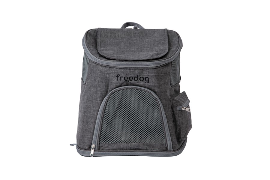 Transportin Mochila Freedog Makalu Gris Oscuro para Perros | Viatge per a