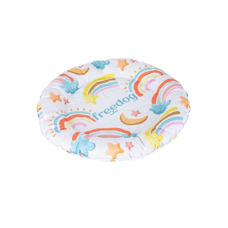 Llit Donut Refrescant Freedog Arcoiris | Viatge per a gos