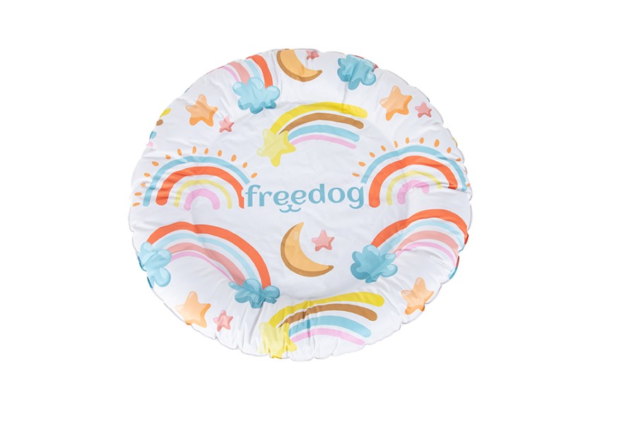 Llit Donut Refrescant Freedog Arcoiris | Viatge per a gos