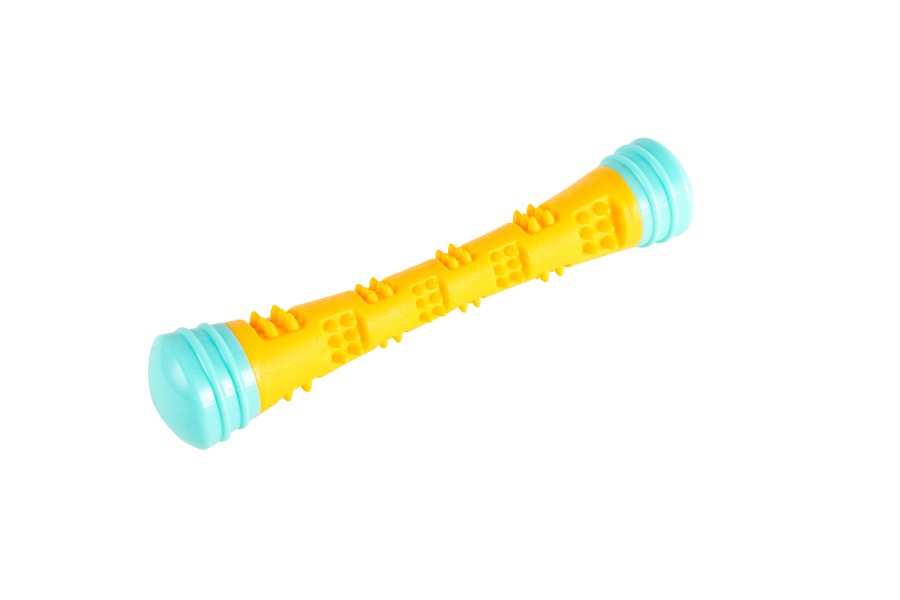 Joguina per a gos Freedog Splash Stick 23x4,6 cm. Groc | Accessoris per a