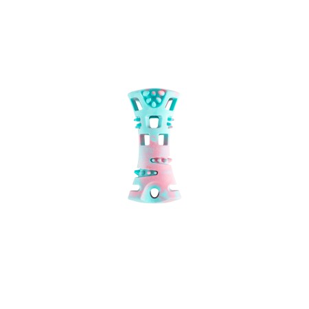 Joguina per a gos Freedog Wave Bone 15x7 cm. Rosa / Aqua | Accessoris per