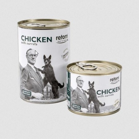 Retorn Lata Perro Grain Free Pollo Y Zanahoria | Alimentación para perros