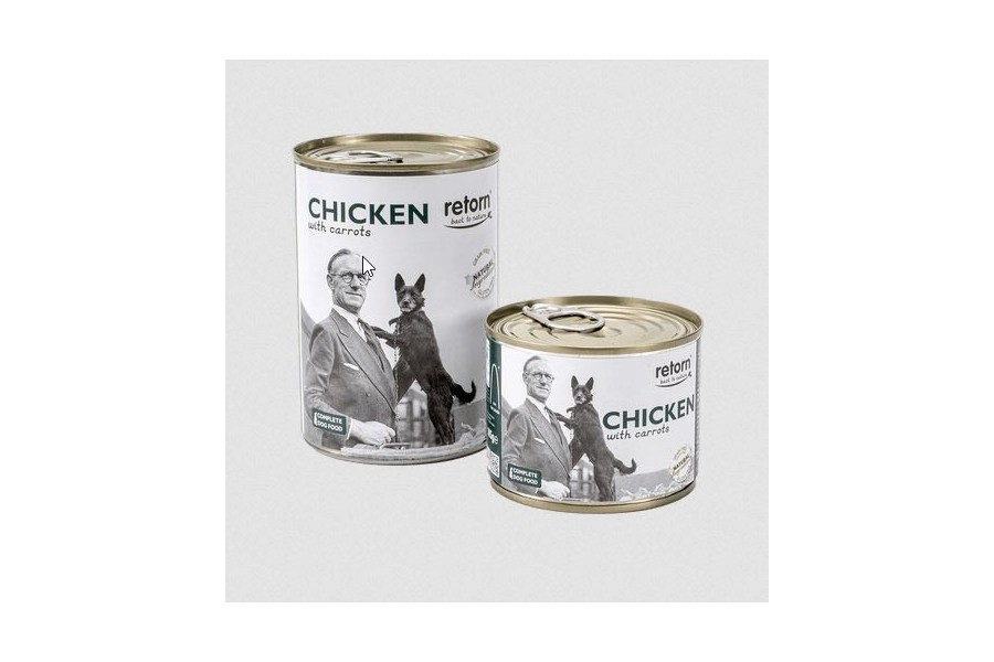 Retorn Lata Perro Grain Free Pollo Y Zanahoria | Alimentación para perros