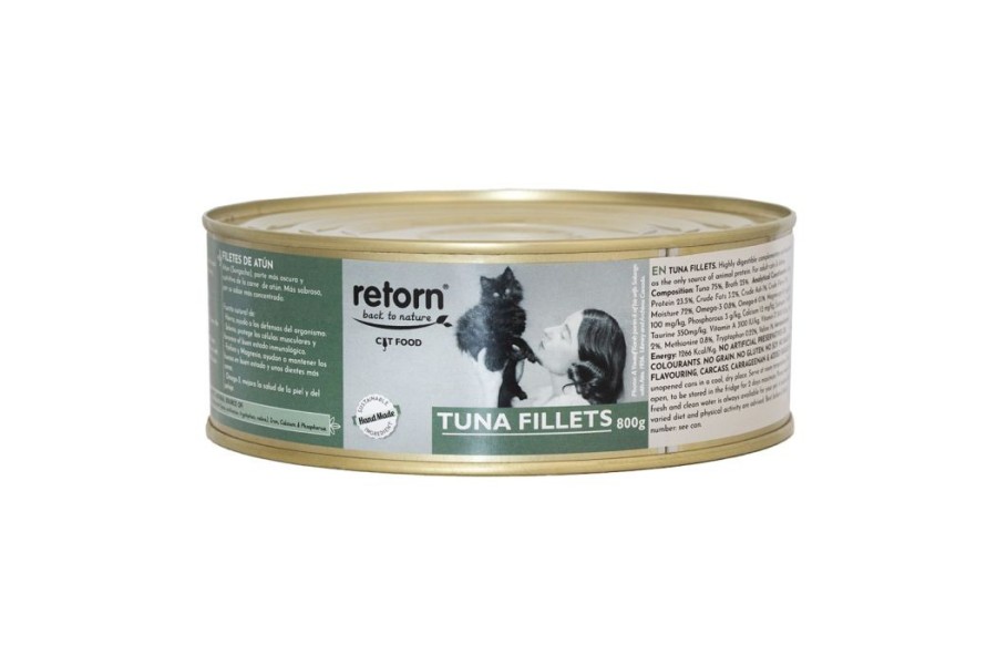 Retorn Llauna Gat Grain Free Tonyina 800 g | Alimentació per a gats