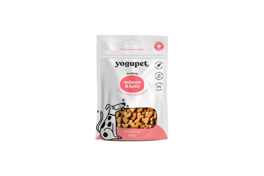 Yogupet Snack Gos Semi-Humit Salmó/Quefir 100 g | Alimentació per a gossos
