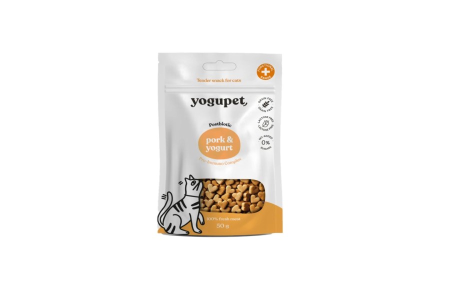 Yogupet Snack Gat Semi-Humit Porc/Iogurt 50 g | Alimentació per a gats