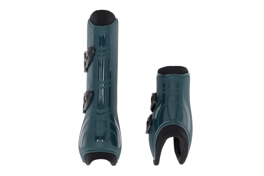 Protectores QHP Verde Oscuro (4) | Protecciones para caballos