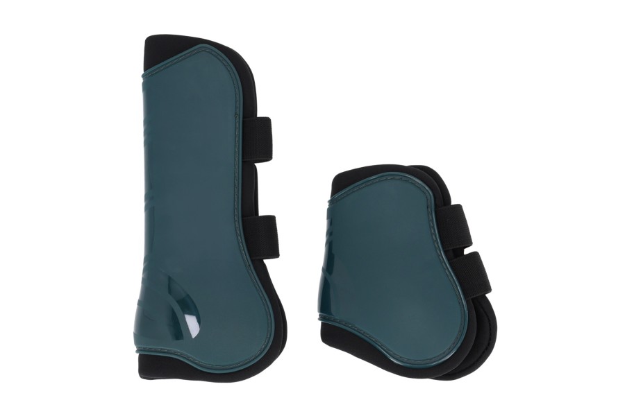 Protectores QHP Verde Oscuro (4) | Protecciones para caballos
