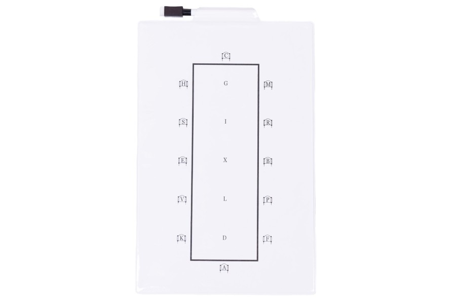 Pizarra Entrenamiento Doma QHP | Instalaciones para caballos