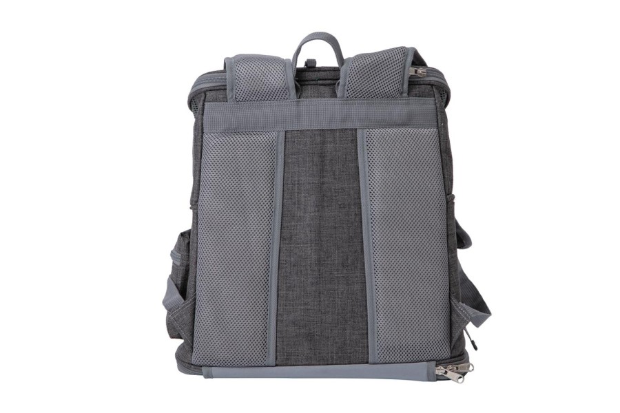 Freedog Mochila Transportin Makalu Gris Oscuro para Perros | Viaje para