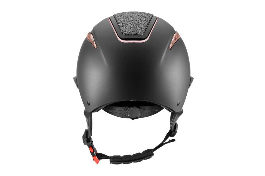 Casco Tattini Ariete Oro Rosa Negro | Seguridad para jinetes