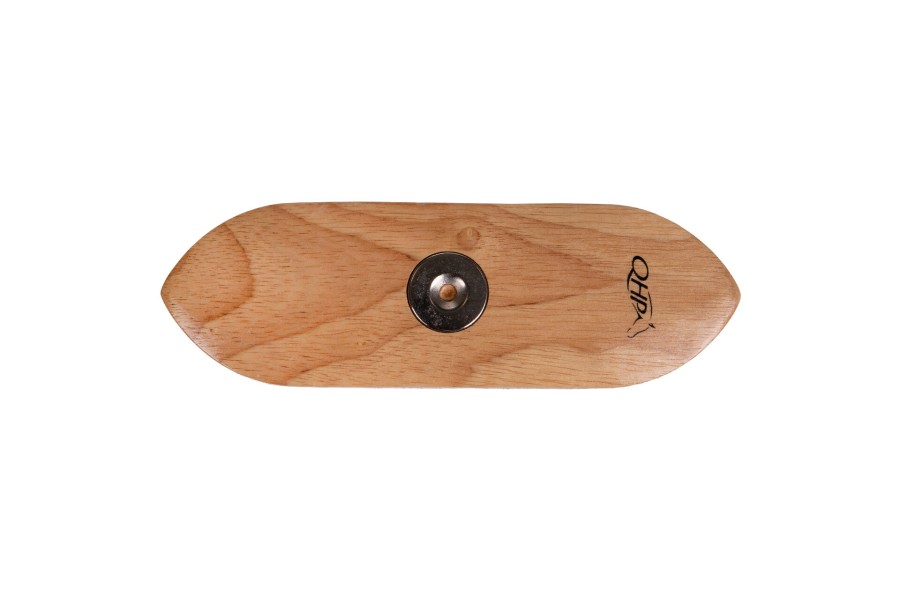 Cepillo Caballo Madera Magnético QHP Marrón | Salud e higiene para caballos