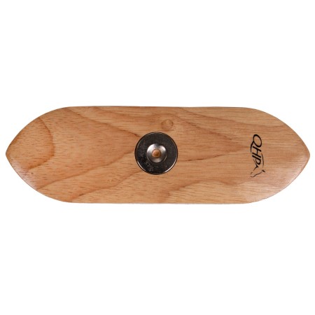 Raspall Cavall Fusta Magnètic QHP Marró | Salut i higiene per a cavalls