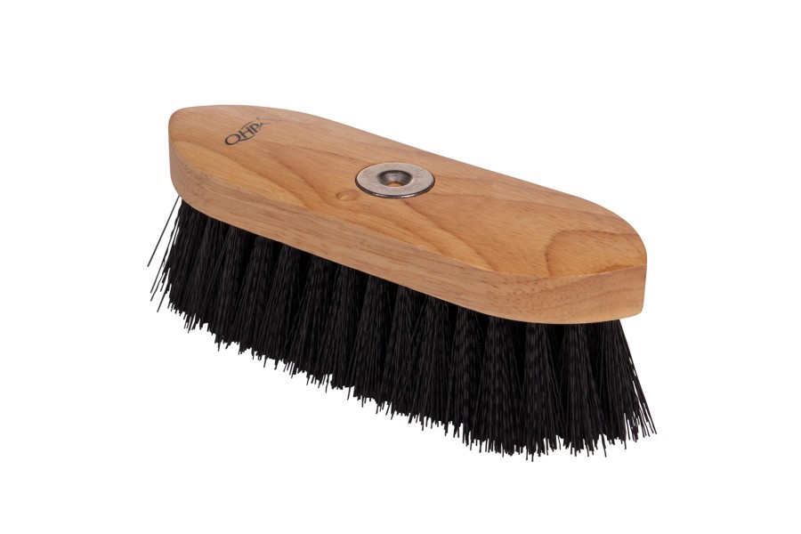 Cepillo Caballo Madera Magnético QHP Marrón | Salud e higiene para caballos