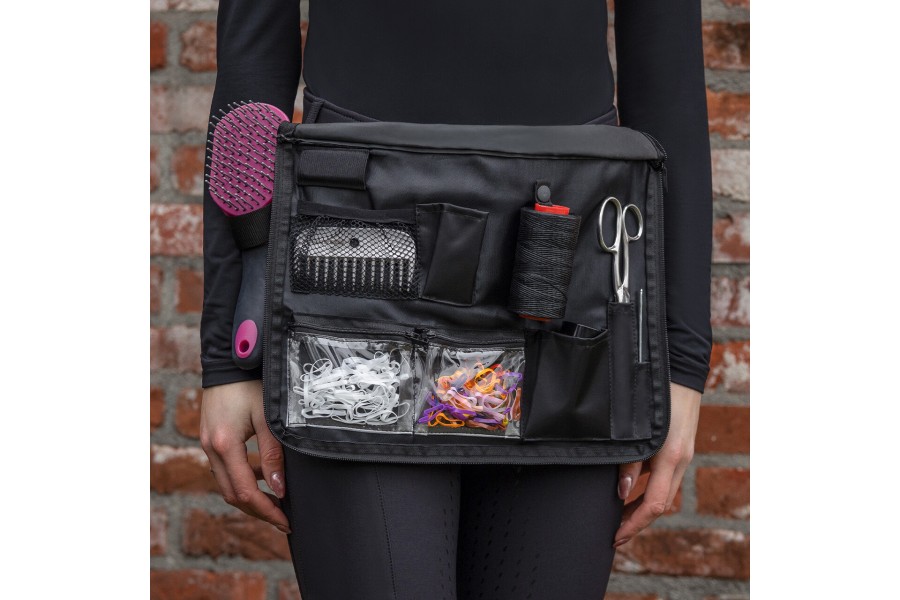 Bosa Cinturó Per Trenar QHP Negra | Salut i higiene per a cavalls