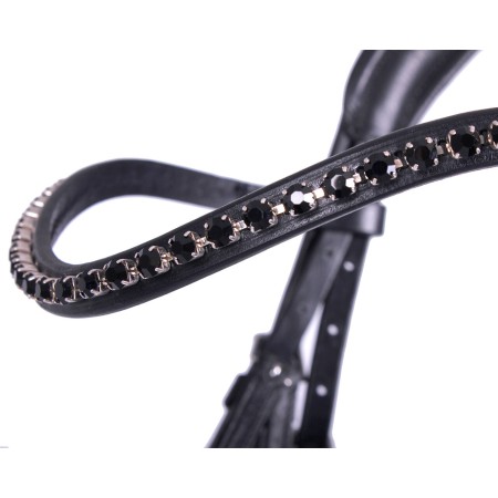 Brida Montar QHP Selene Negra | Cabezadas para caballos