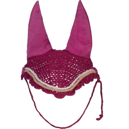 Orejeras HKM Kopenhagen Magenta | Cabezadas para caballos 2