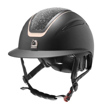 Casco Tattini Nettuno Negro | Seguridad para jinetes