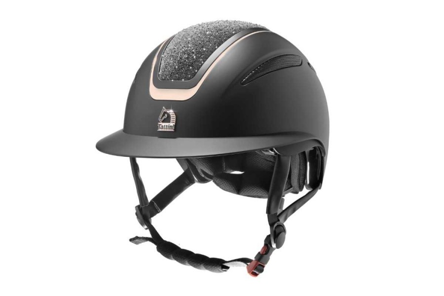 Casco Tattini Nettuno Negro | Seguridad para jinetes