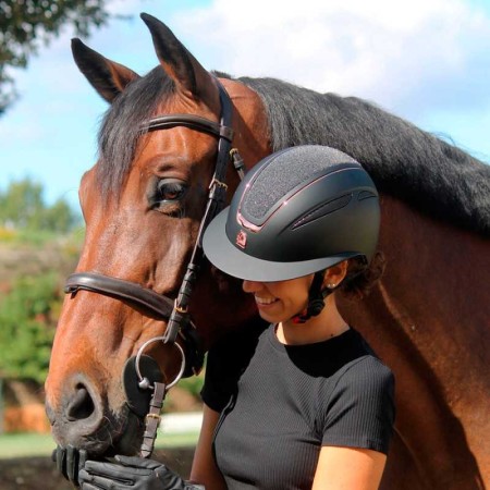 Casc Tattini Nettuno Negre | Seguretat per a genets