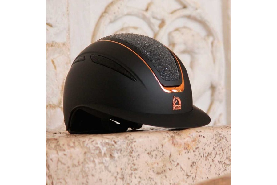 Casco Tattini Nettuno Negro | Seguridad para jinetes