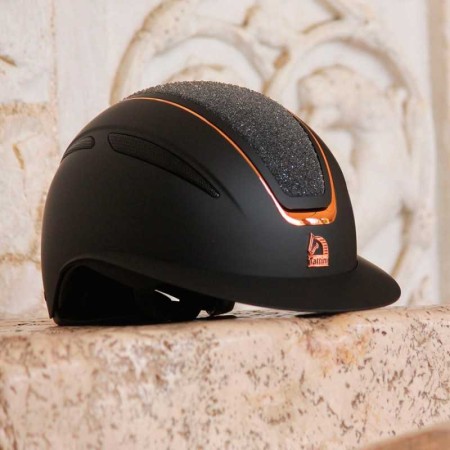 Casco Tattini Nettuno Negro | Seguridad para jinetes