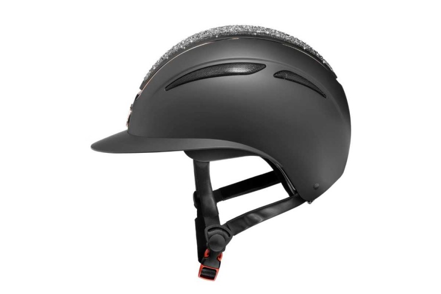 Casco Tattini Nettuno Negro | Seguridad para jinetes