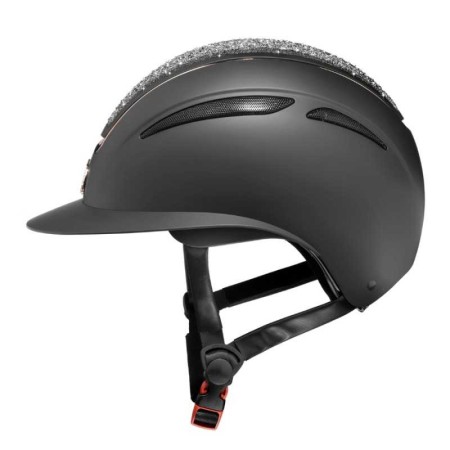 Casco Tattini Nettuno Negro | Seguridad para jinetes