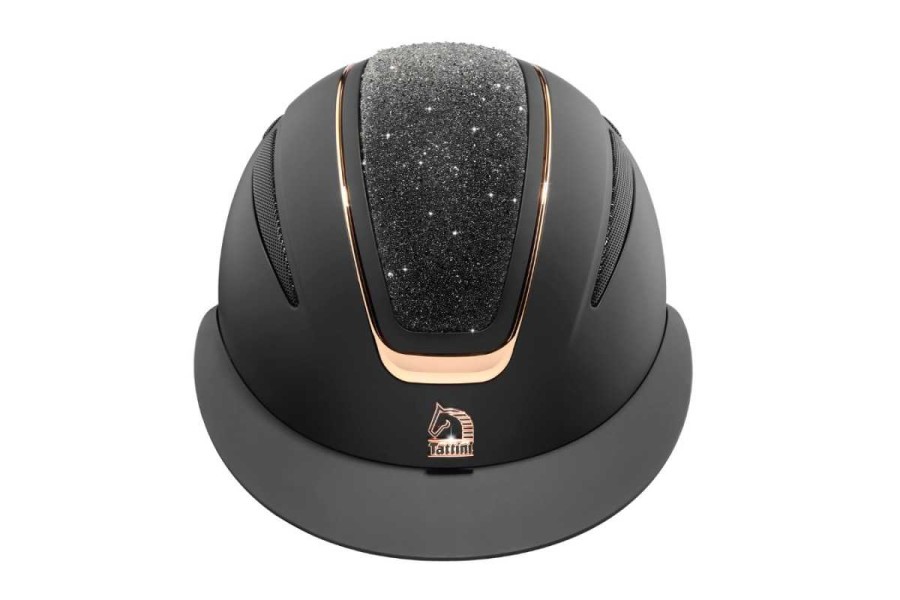 Casco Tattini Nettuno Negro | Seguridad para jinetes