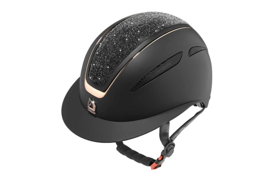 Casco Tattini Nettuno Negro | Seguridad para jinetes
