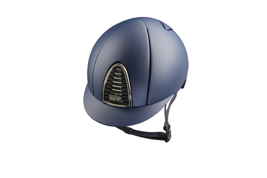 Casc KEP Cromo 2.0 Matt Crystals Blau/Plata M | Seguretat per a genets